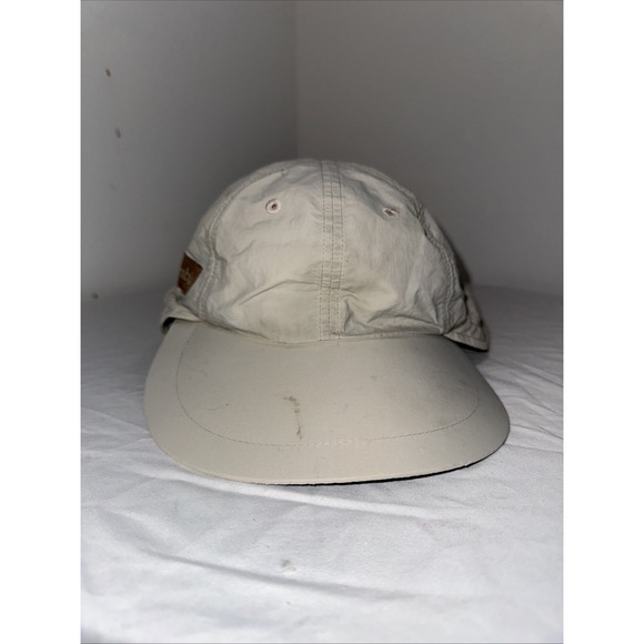 Columbia Other - Columbia Schooner Bank Cacholot Neck Cover Sun Hat Vintage Fishing Cap Beige